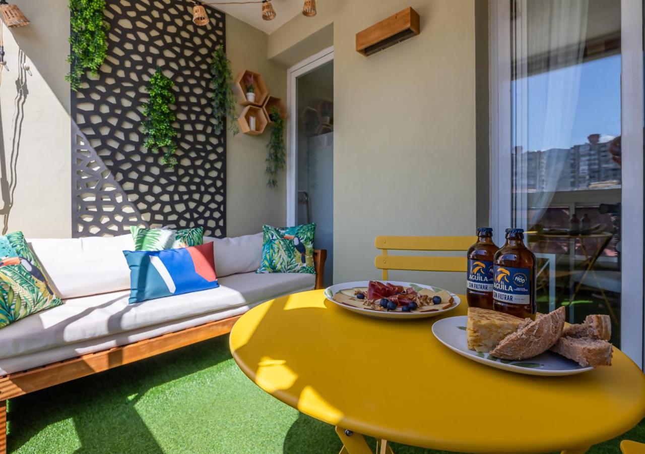Centro Wifi Terraza Parking Ascensor A La Playa A 5 Min Leilighet Torremolinos Eksteriør bilde